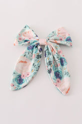 Green garden serenity print girl sailor bow - Aaria Tees