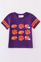 Clemson football boy top - Aaria Tees