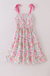 Blossom bliss smocked mom dress - Aaria Tees