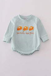 Sweet as pie french knot boy bubble - Aaria Tees