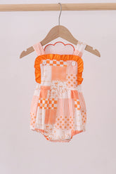 Orange Tennessee applique patchwork bubble - Aaria Tees