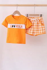Tennessee Go vols smocked shorts set - Aaria Tees