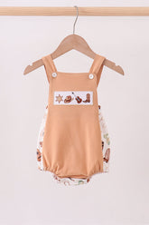 Brown Western Embroidered Bubble - Aaria Tees