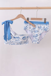 Blue beach sea women swimsuit set - Aaria Tees