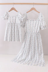 Floral print mom&me dress - Aaria Tees