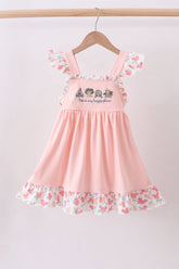 Happy Place Embroidered Dress - Aaria Tees
