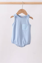 Blue Stripe Bubble - Aaria Tees