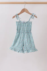 Green Floral Jumpsuit - Aaria Tees