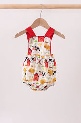 Red Farm Animal bubble - Aaria Tees