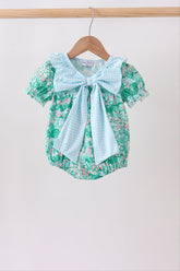 Green house floral Bow Bubble - Aaria Tees