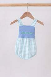 Blue Crocodile Embroidered Bubble - Aaria Tees