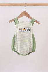 Monster truck embroidery stripe bubble - Aaria Tees