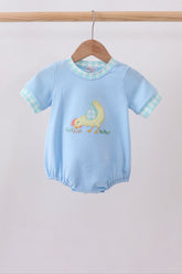 Blue Chicken Applique Bubble - Aaria Tees