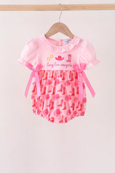 Pink Cowgirl Boots Embroidery Bubble - Aaria Tees