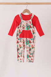 Red christmas toy story bamboo 2pc set - Aaria Tees