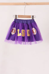 LSU football sequin tutu dress - Aaria Tees