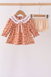Fall floral print bloomer set - Aaria Tees
