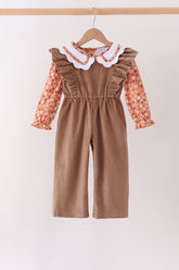 Fall floral print jumpsuit set - Aaria Tees