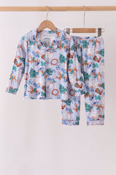 Blue Cowboy BAMBOO Pajama Set - Aaria Tees