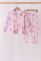 Pink Character Bamboo Pajama Set - Aaria Tees