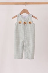Beige turkey embroidery gingham jonjon - Aaria Tees