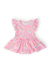 My Little Unicorn S/S Flutter Twirl Bodysuit - Aaria Tees
