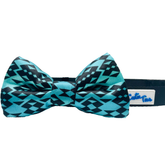 My Tribe Turquoise Dog Bow Tie - Aaria Tees