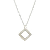 Diamond Sterling Silver Necklace - Aaria Tees