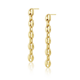 Tara Link Chain Earrings - Aaria Tees