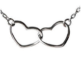 Linked Hearts Mom & Daughter Necklace - Aaria Tees