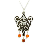 Jeanette Flor Sterling Silver Necklace - Aaria Tees
