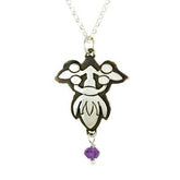 Matilda Flor Sterling Silver Necklace - Aaria Tees