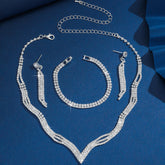 Women's Wedding Personalized Evening Dress Banquet Marriage Necklaces - Aaria Tees