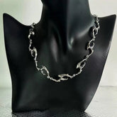 Women's & Men's Texture Hip Hop Design High Sense Clavicle Chain Necklaces - Aaria Tees