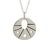 Sun Kin Sterling Silver Necklace - Aaria Tees