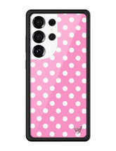 Polka Dot | Pink and White Samsung Galaxy Case - Aaria Tees