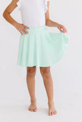 Pastel Green Twirl Skort - Aaria Tees