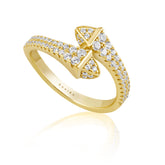 Pave Snake Ring - Aaria Tees