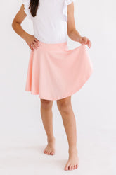 Peach Twirl Skort - Aaria Tees