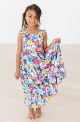 Petal Paradise Ruffle Maxi Dress - Aaria Tees