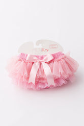 Pink & Gold Glitter Ruffle Tutu Bloomer - Aaria Tees