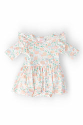 Pretty Pumpkins Twirl Flutter Bodysuit - Aaria Tees