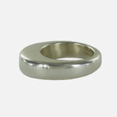 Large Hollow Sterling Silver Ring - Aaria Tees