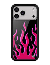 Flames | Black & Red iPhone Case - Aaria Tees