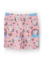 Rainbow Purr-fection Twirl Shorts - Aaria Tees