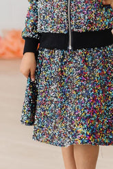 SALE Confetti Sequin Twirl Skort - Aaria Tees