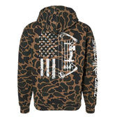 Compound Bow USA Flag - Aaria Tees