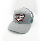USA Constitution Flag PVC Patch Hat - Aaria Tees
