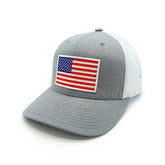 USA Flag Woven Patch Hat - Aaria Tees
