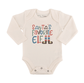 graphic bodysuit | santas favorite elf (long sleeve) - Aaria Tees